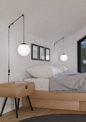 Eglo EU Rondo 3 Art Deco Steel/Plastic White Single Pendant