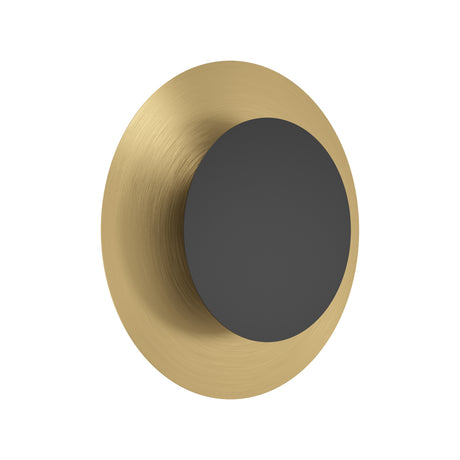 Eglo EU Tocina Black & Brushed Brass LED Modern Wall Light