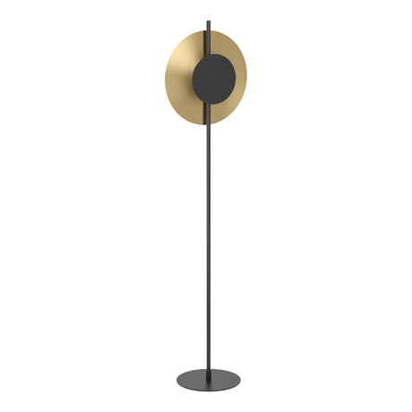 Eglo EU Tocina Black & Brushed Brass LED Modern Floor Lamp