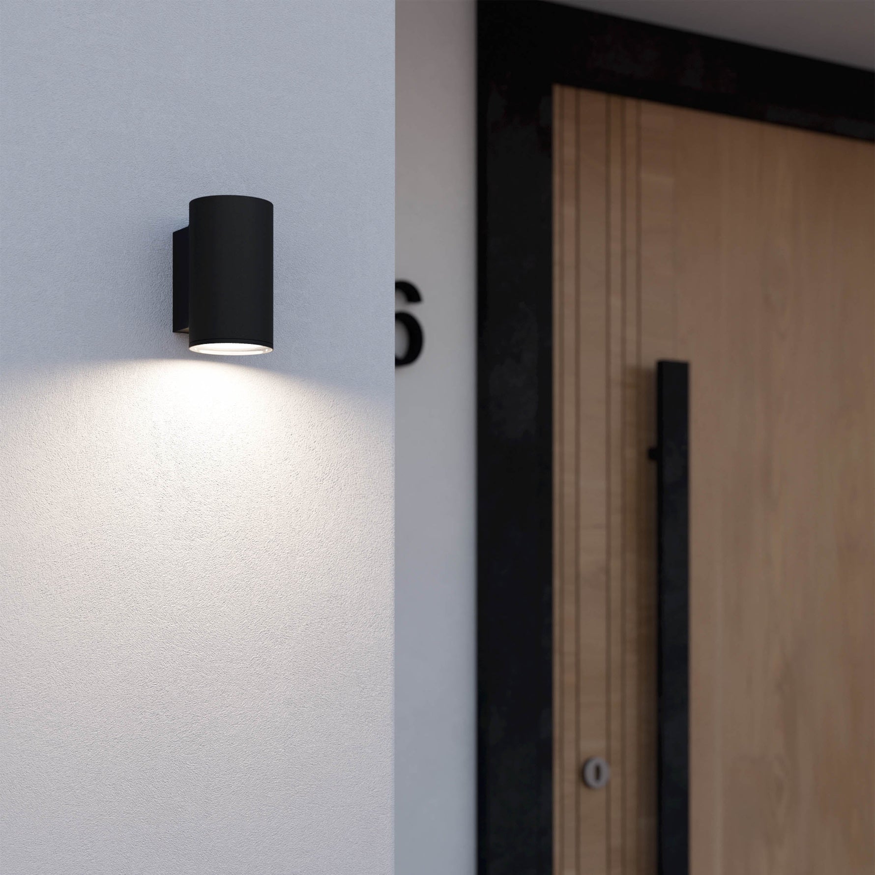 Eglo EU Keelby Dual Ceiling Spotlight Black Steel with Natural Paper Shades E14 product image - Endon Lighting from First Light Direct with great prices and fast UK delivery