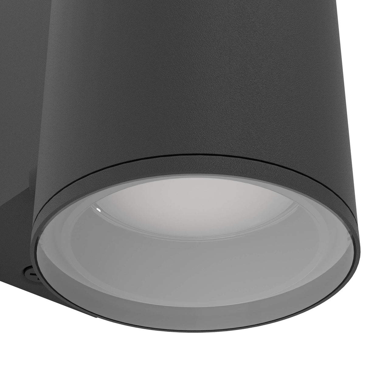 Eglo EU Izzalini LED Outdoor Wall Light Black Steel Downlight