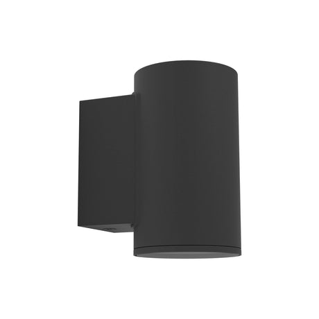 Eglo EU Izzalini LED Outdoor Wall Light Black Steel Downlight