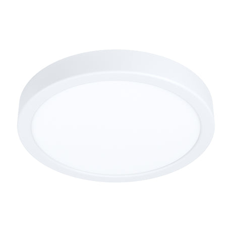 Eglo EU FUEVA?5 LED Surface?Mounted Light – White Steel, Warm White, Motion Sensor Ceiling Light, Indoor Lighting