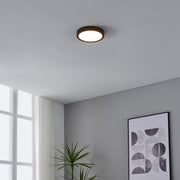 Eglo EU FUEVA?5 LED Surface?Mounted Light – Black Steel, Warm White, Motion Sensor Ceiling Light, Indoor Lighting