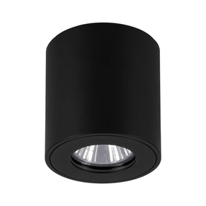Eglo EU Torrecola Black Metal Cyclindrical Outdoor Ceiling Light
