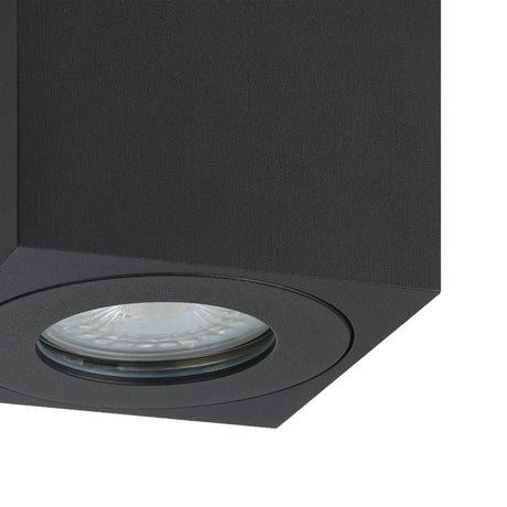 Eglo EU Torrecola Black Metal Rectangular Outdoor Ceiling Light