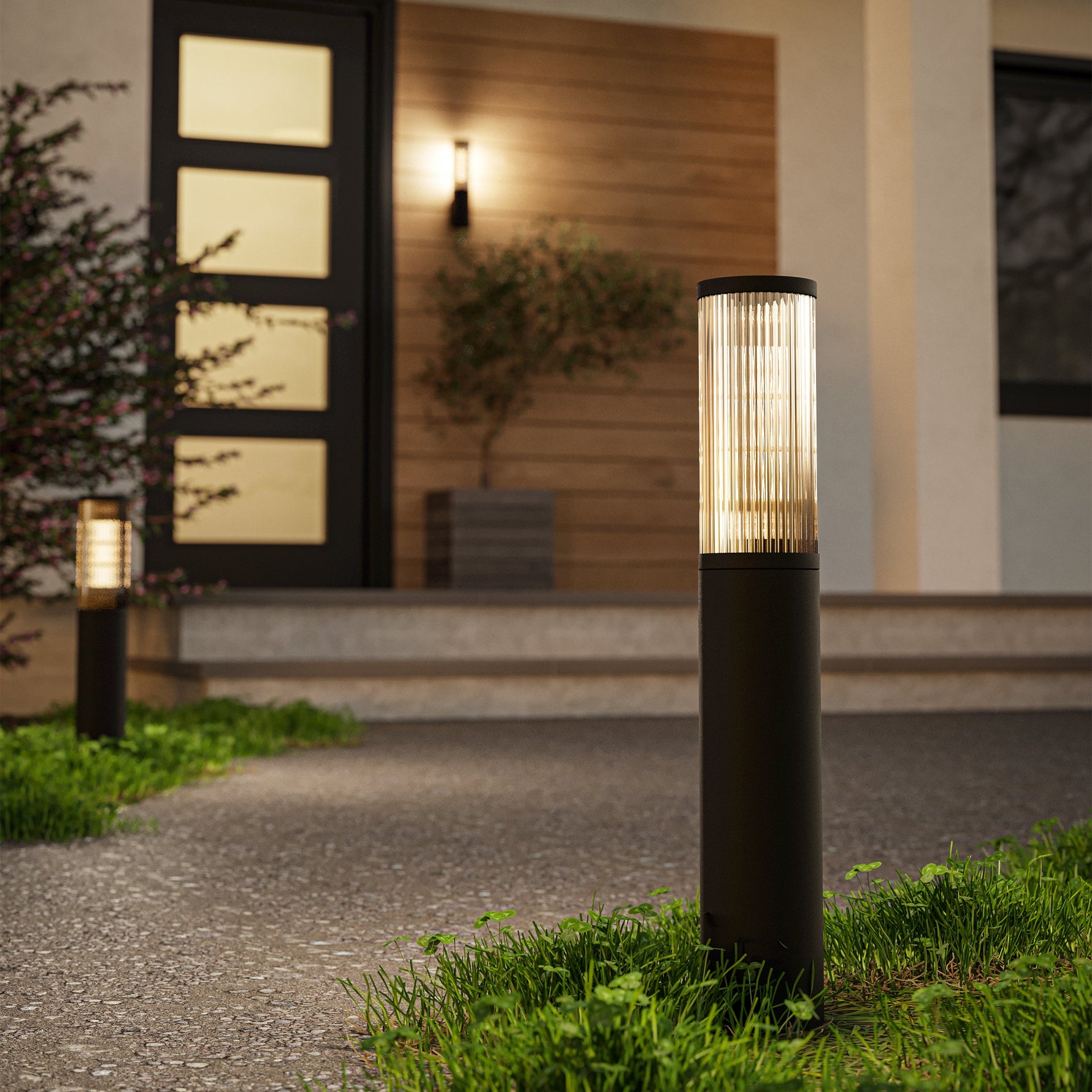 Eglo EU Seagard Beam 3 Light Triple Cream Thread Spotlight with Black Metal Frame product image - Endon Lighting from First Light Direct with great prices and fast UK delivery