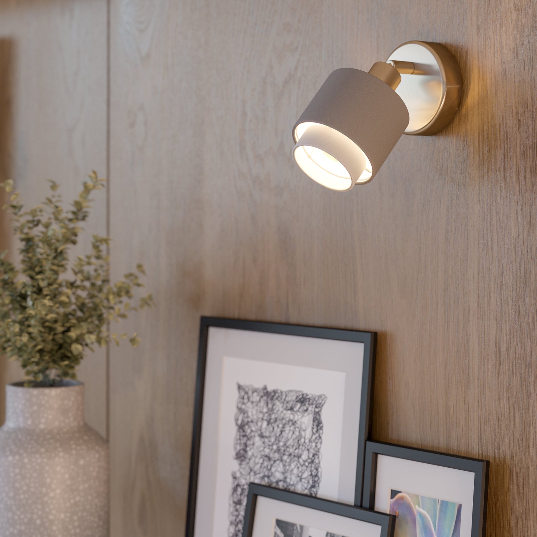 Eglo EU Fueva 6 Black LED Round Recessed Ceiling Light, 11.9cm product image - Endon Lighting from First Light Direct with great prices and fast UK delivery