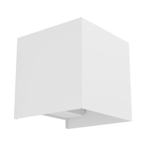 Eglo EU VALMONTONE LED Wall Light – White Aluminium, Up & Down Lighting, Warm White, Indoor Feature Light