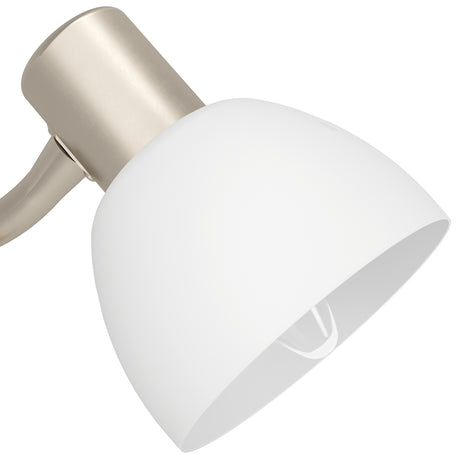 Eglo EU Macere  White Glass Classic Table Lamp