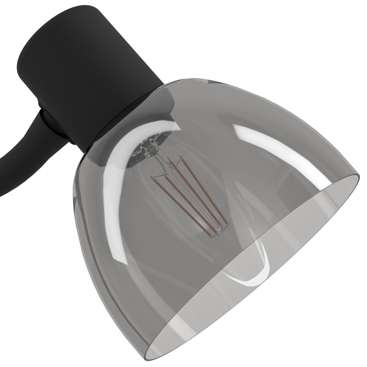 Eglo EU Macere Black Glass Classic Table Lamp