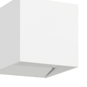 Eglo EU Calpino 3 LED Modern Outdoor Wall Light, White