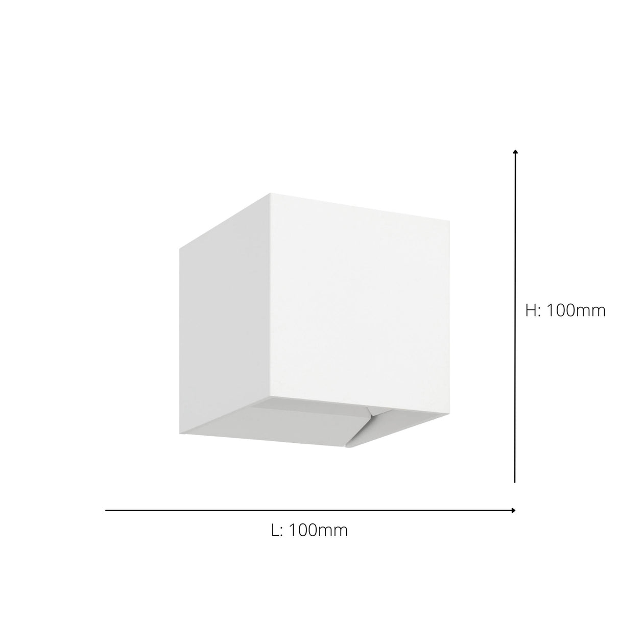 Eglo EU Calpino 3 LED Modern Outdoor Wall Light, White