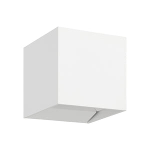 Eglo EU Calpino 3 LED Modern Outdoor Wall Light, White