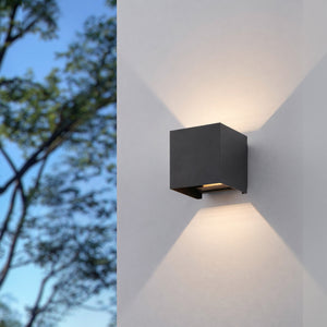 Eglo EU Calpino 3 LED Modern Outdoor Wall Light, Anthracite