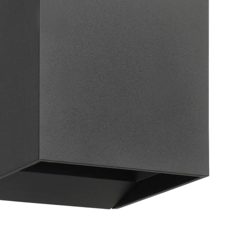Eglo EU Calpino 3 LED Modern Outdoor Wall Light, Anthracite