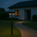 Eglo EU Dreoli LED Solar Light Black Plastic with Motion Sensor Ground Spike