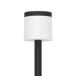 Eglo EU Pantete LED Outdoor Ground Solar Spike Light Black & White with Motion Sensor
