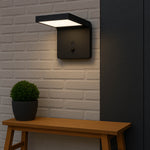 Eglo EU Spiante Black Motion Sensor LED Wall Light product image - Endon Lighting from First Light Direct with great prices and fast UK delivery