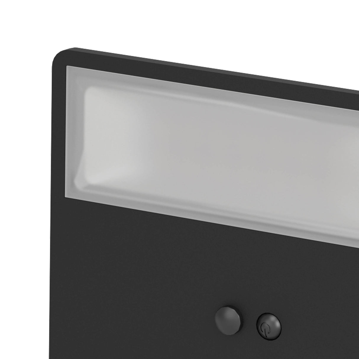 Eglo EU Panettieri LED Solar Outdoor Wall Light Black with Motion Sensor, 1600lm 4000K, IP44