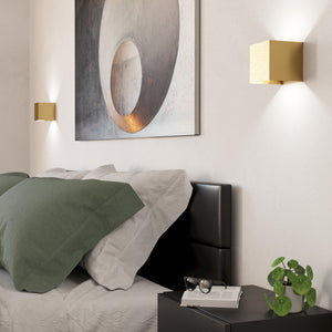 Eglo EU VALMONTONE LED Wall Light – Brushed Brass, Up & Down Lighting, Warm White, Indoor Feature Light