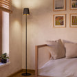 Eglo EU Fiorana Steel & Cappucino Fabric Minimalist Floor Lamp