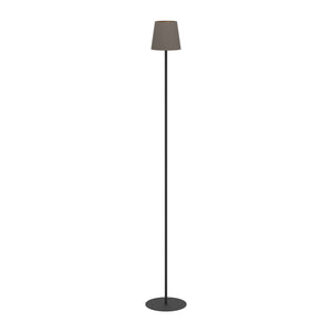 Eglo EU Fiorana Steel & Cappucino Fabric Minimalist Floor Lamp