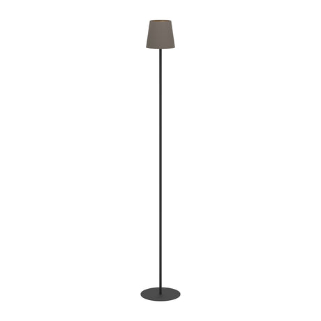 Eglo EU Fiorana Steel & Cappucino Fabric Minimalist Floor Lamp