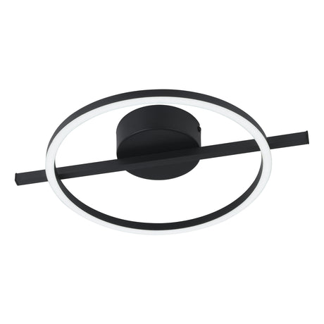 Eglo EU AMANDOLO LED Ceiling Light – Dimmable, Tuneble White, Remote Control, Black, 1900?lm