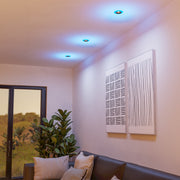 Eglo EU Calonge RGB LED Black/ White Round Set of 3 Recessed Light, 10cm