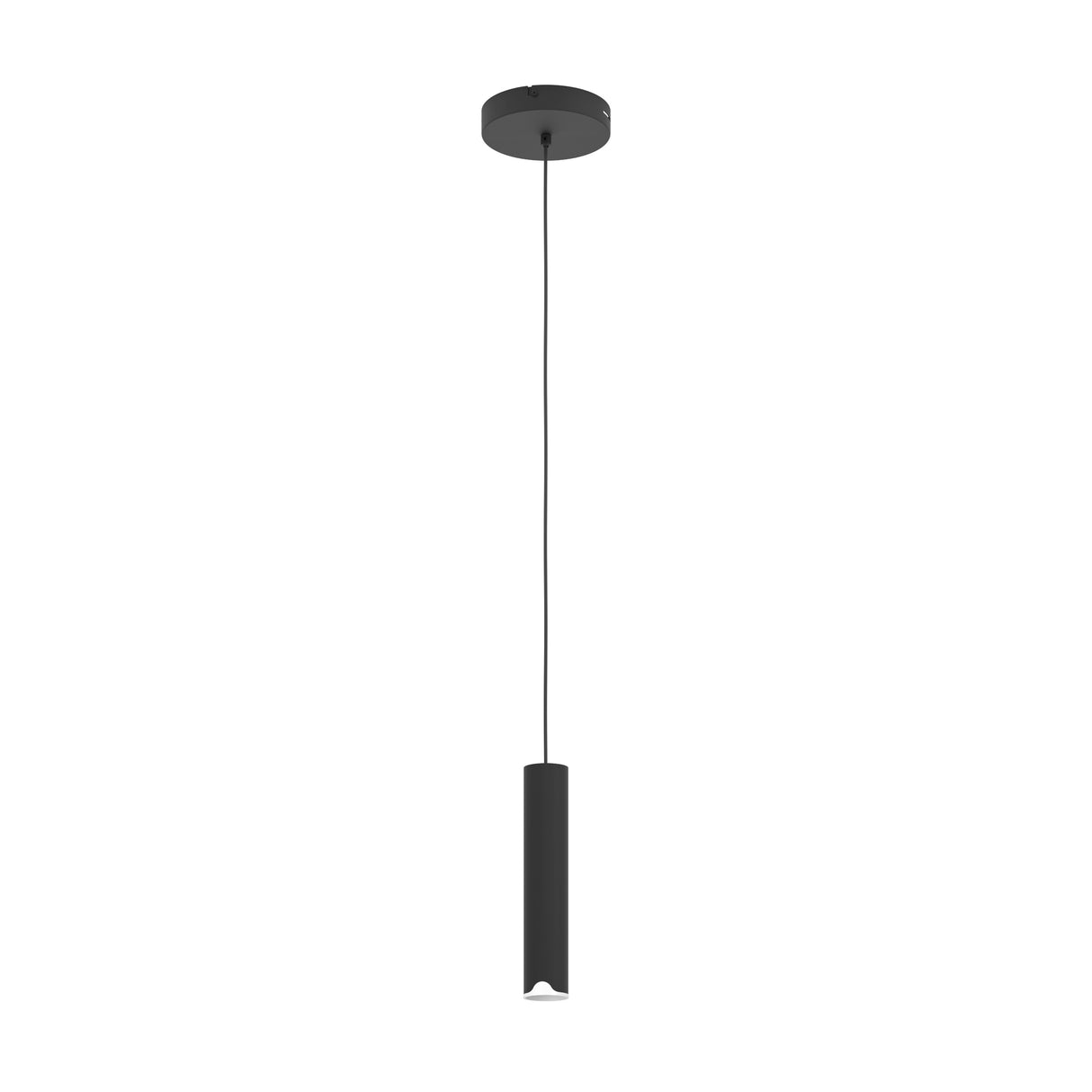 Eglo EU BALAMORTA?Z Smart Pendant Light – Black Slim LED, RGB + Tuneable White, Dimmable, App & Remote Control