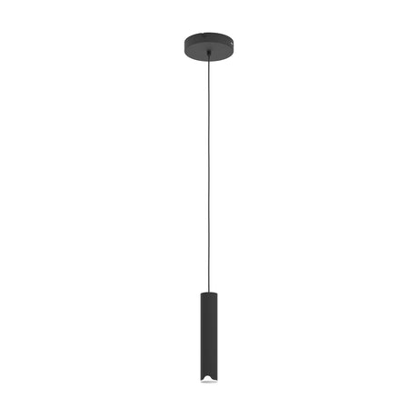 Eglo EU BALAMORTA?Z Smart Pendant Light – Black Slim LED, RGB + Tuneable White, Dimmable, App & Remote Control