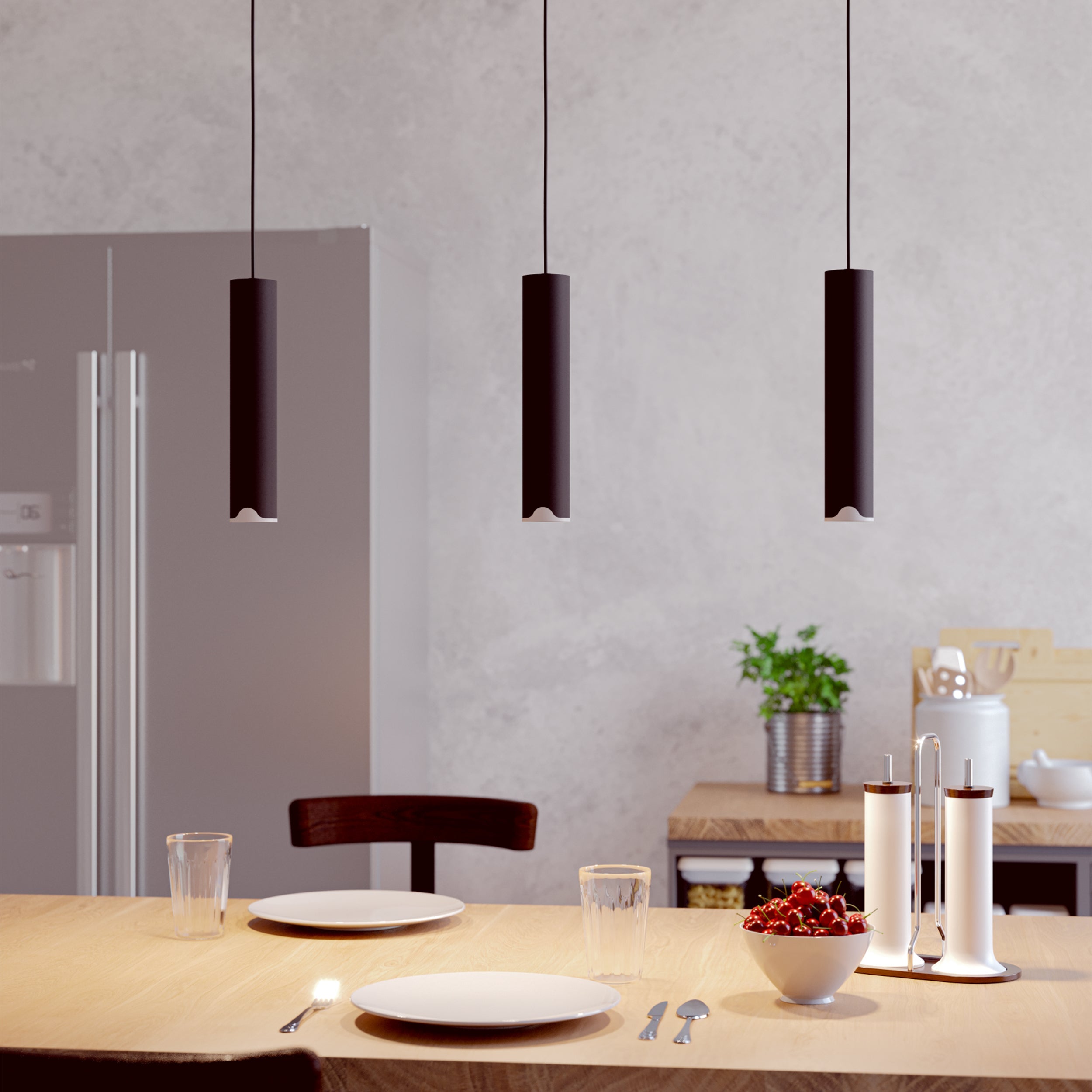 Eglo EU Esteperra 4-Light Black And Gold Cut-Out Single Pendant