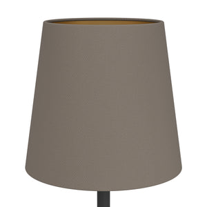 Eglo EU Fiorana Steel & Cappucino Fabric Minimalist Table Lamp
