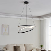 Eglo EU Ruotale Modern Black Steel LED Pendant Light