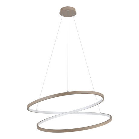 Eglo EU Ruotale Modern Sandy Steel LED Pendant Light