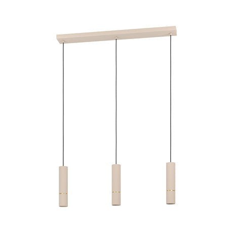 Eglo EU Caminia Sandy Steel Monochrome 3 Light Pendant