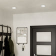 Eglo EU ARENALS Recessed LED Light – White, 3?Step Dimming, Warm White, Slim Indoor Ceiling Downlight
