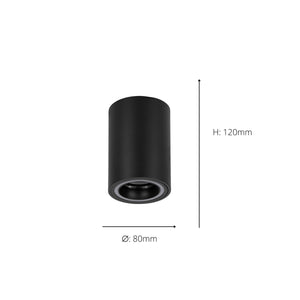 Eglo EU CAROSSO?Z Smart Surface?Mounted Light – Black Aluminium, RGB+CCT, Dimmable, Eglo EU connect.z Indoor Lighting