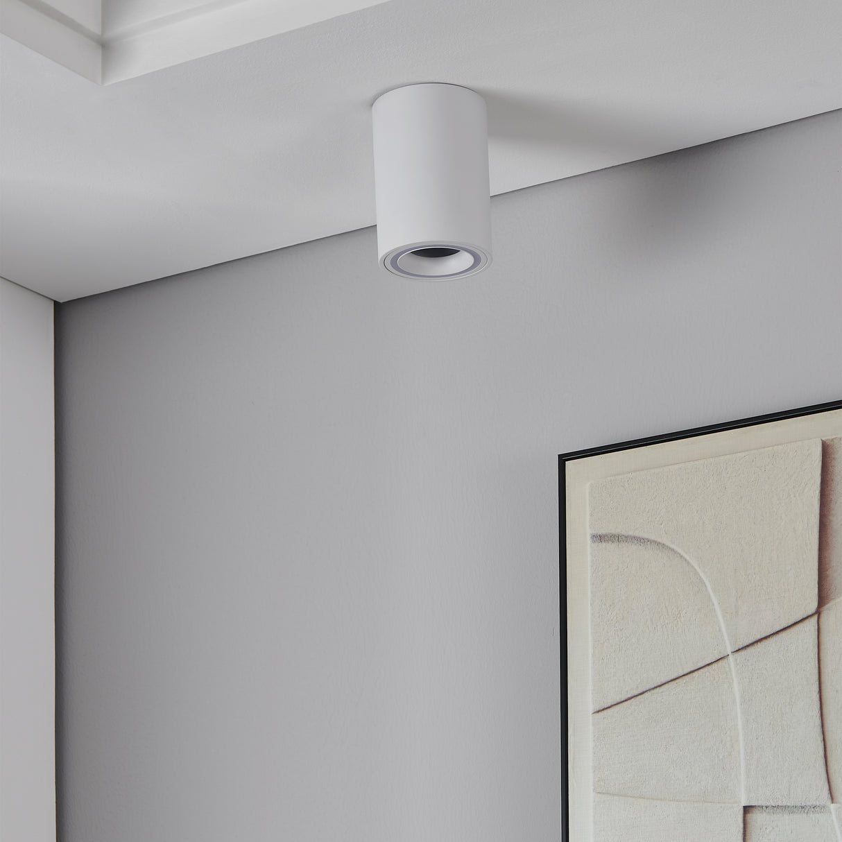 Eglo EU CAROSSO?Z Smart Surface?Mounted Light – White Aluminium, RGB+CCT, Dimmable, Eglo EU connect.z Indoor Lighting