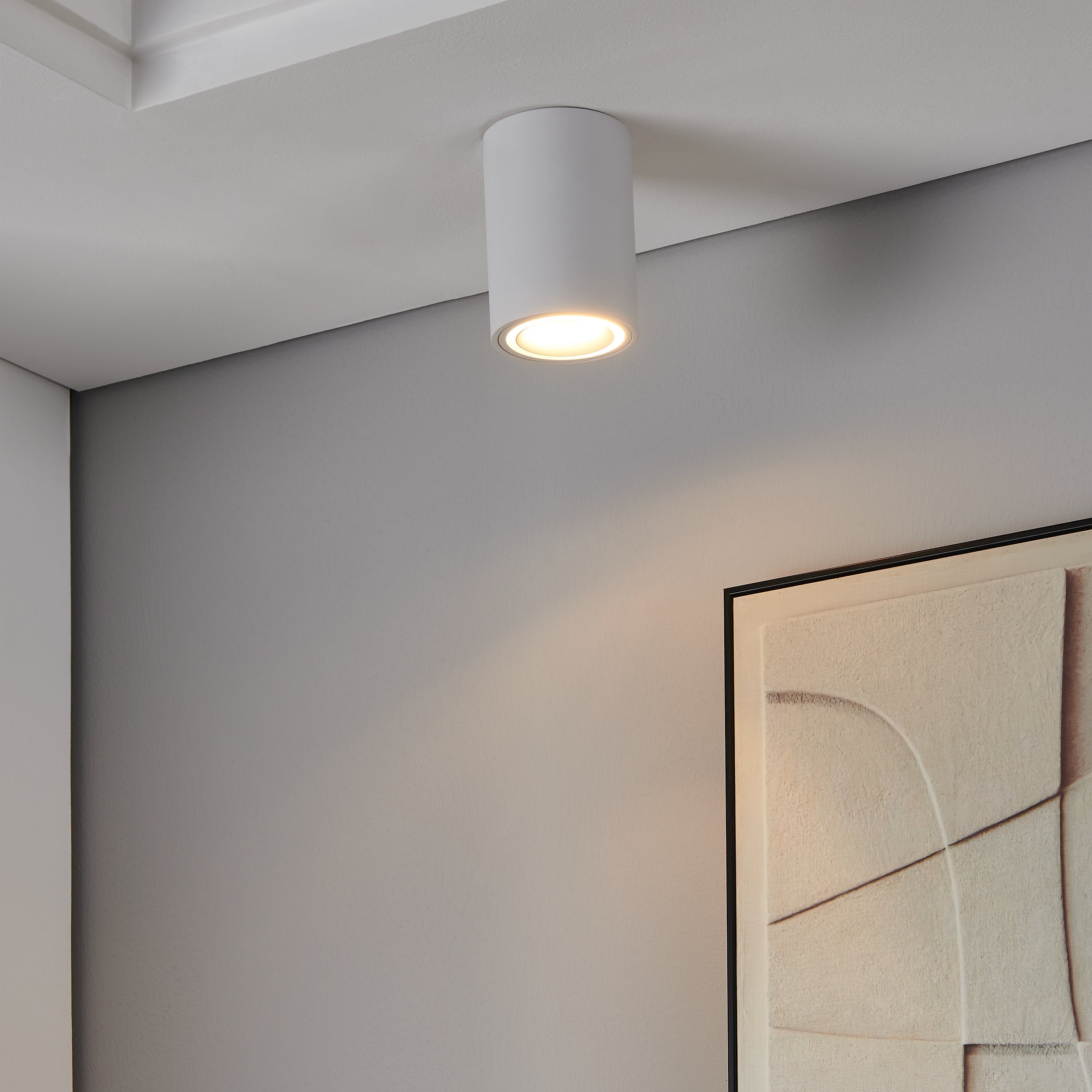 Eglo EU YORTH Pendant Light – White Steel, Black Textile Cable, E27, Vintage Indoor Pendant Lighting