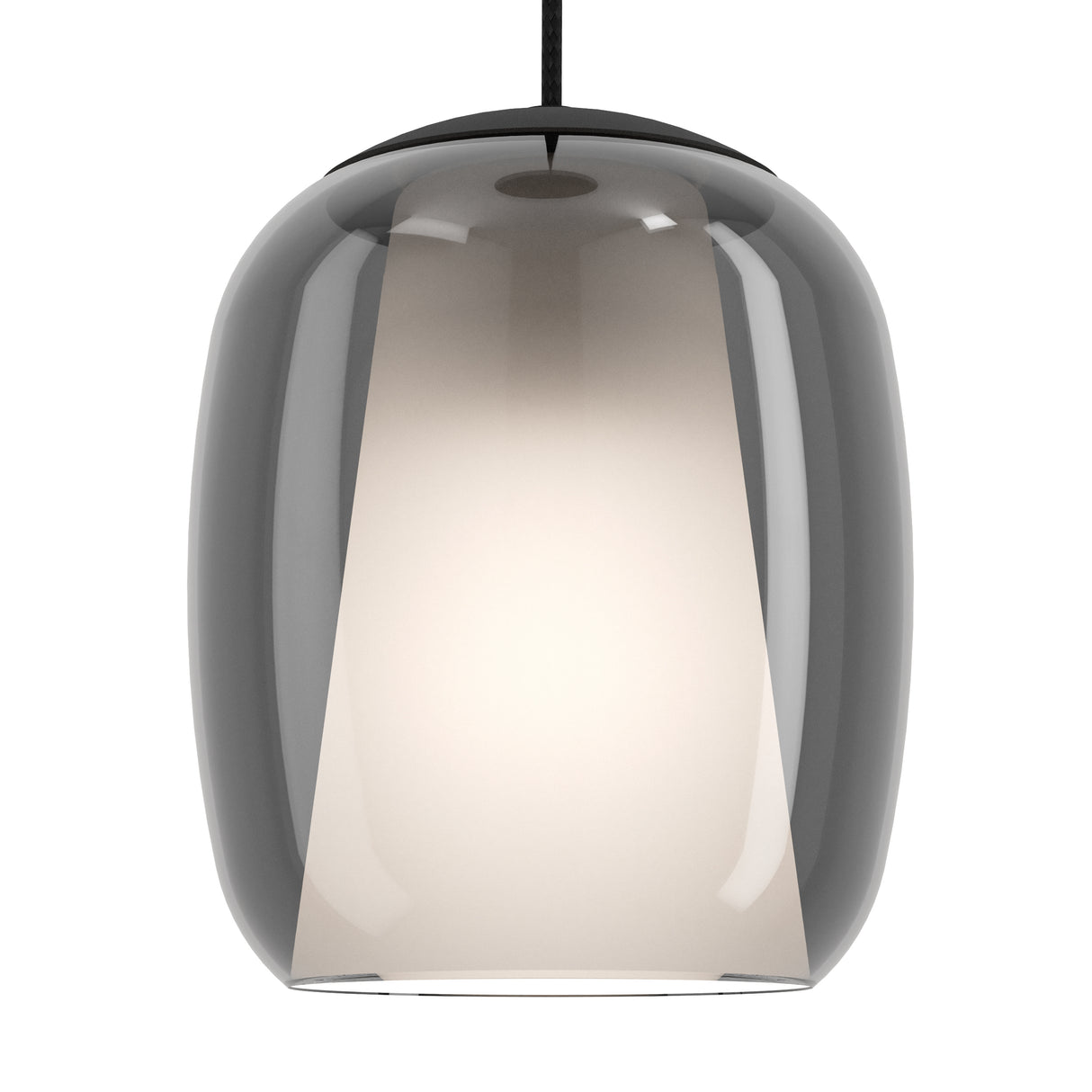 Eglo EU Ciampino Black Steel & Glass Modern 4-Light Pendant