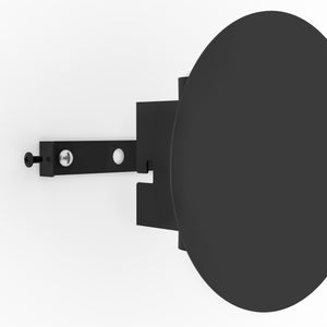 Eglo EU Talamello Black Round Aluminium LED Wall Light