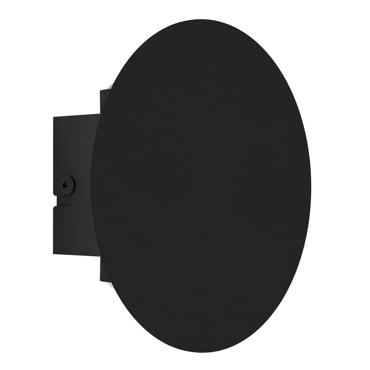 Eglo EU Talamello Black Round Aluminium LED Wall Light
