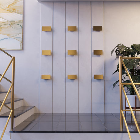 Eglo EU Talamello Brushed Gold Aluminium LED Wall Light