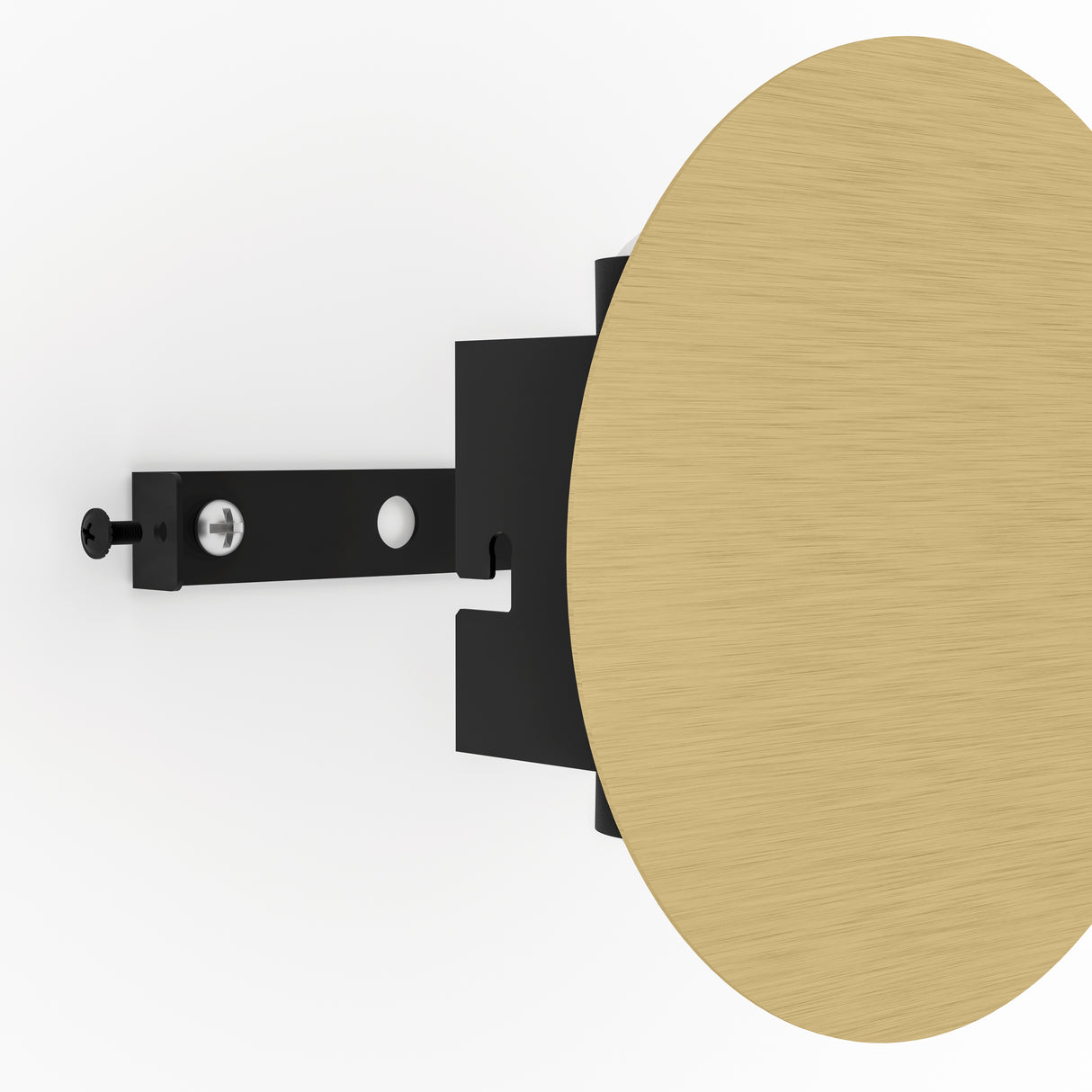 Eglo EU Talamello Brushed Gold Round Aluminium LED Wall Light