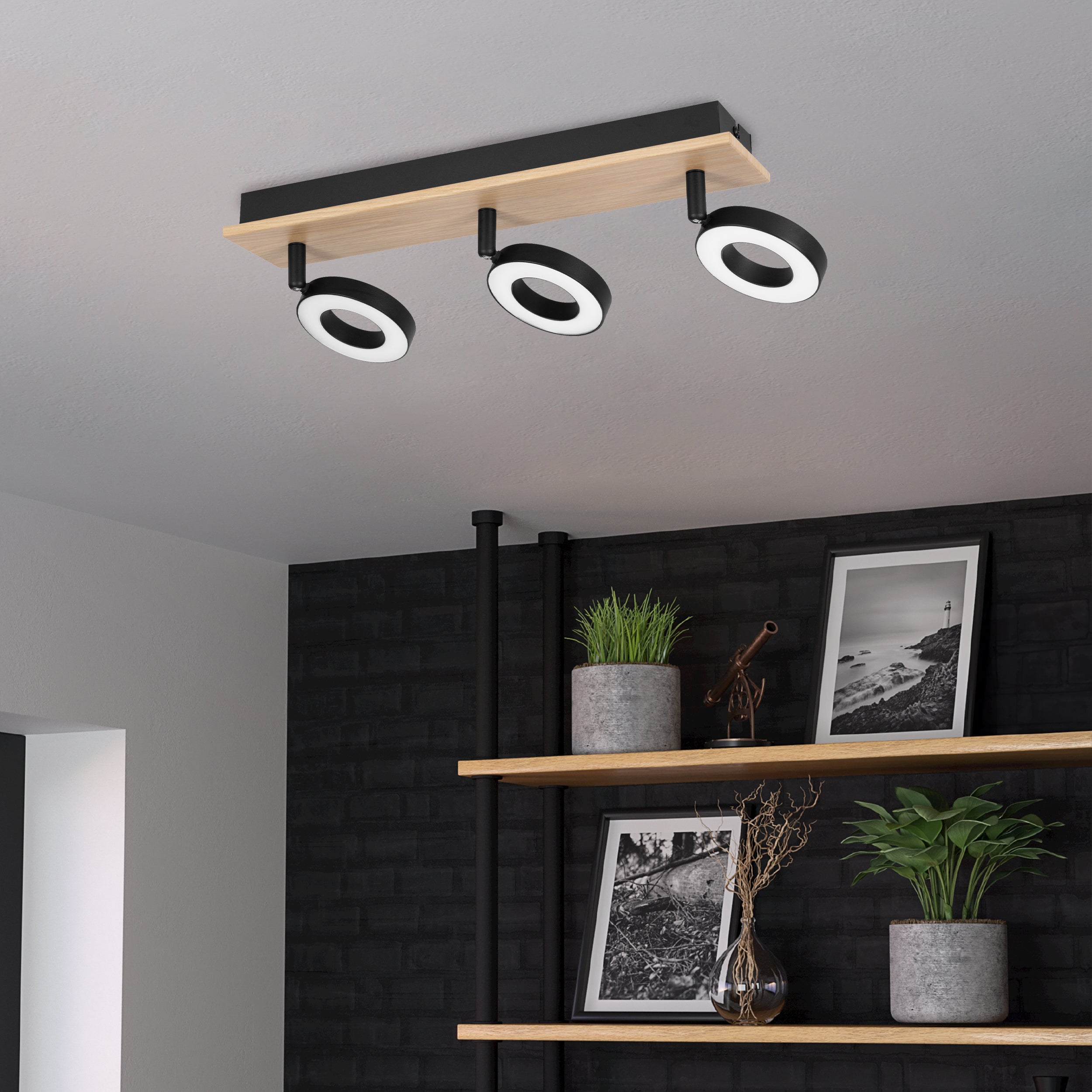 Eglo EU SALOME Wall or Ceiling Light – Chrome Finish with Alabaster Glass, E27, Indoor Lighting product image - Endon Lighting from First Light Direct with great prices and fast UK delivery