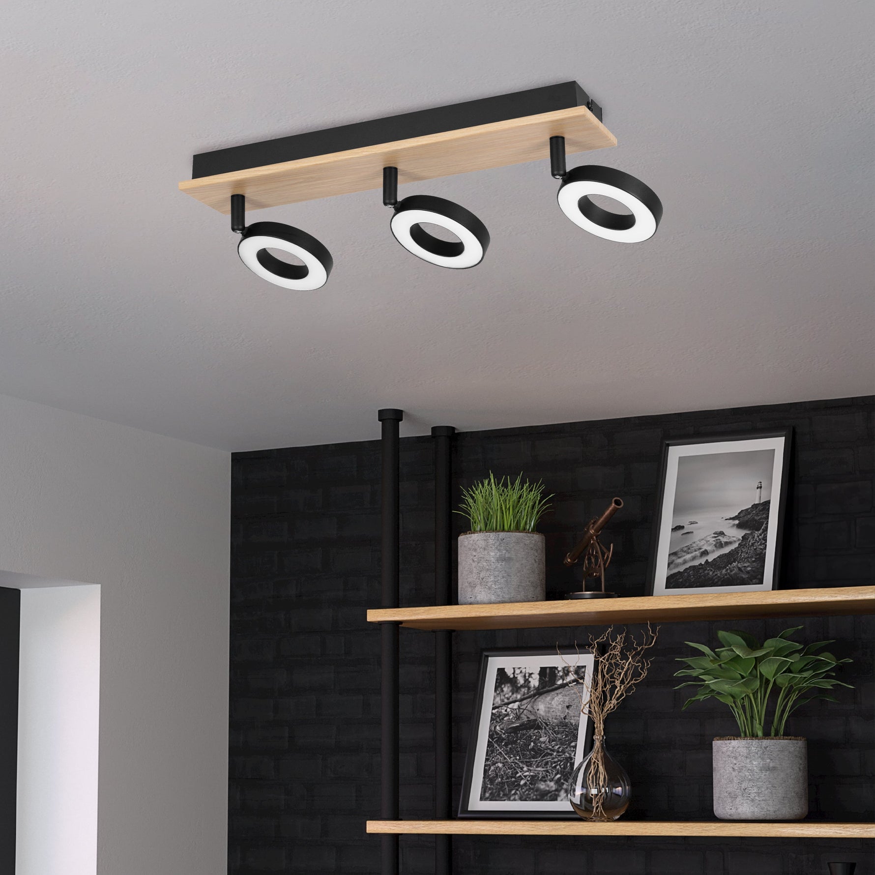 Eglo EU SALOME Wall or Ceiling Light – Chrome Finish with Alabaster Glass, E27, Indoor Lighting product image - Endon Lighting from First Light Direct with great prices and fast UK delivery