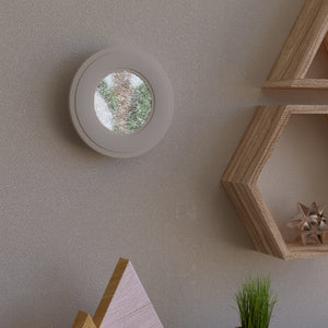 Eglo EU Macchioni LED Round White Crystal?Effect Design Indoor Wall Light