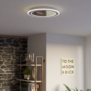 Eglo EU Macchioni LED Ceiling Light – White Crystal?Effect Design, Tuneable White 2700–6500K, Remote Control, 380mm Indoor Light